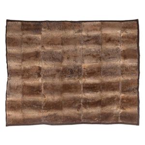 An Australian 49 pelt platypus skin rug. 132 x 155 cm. This rug…