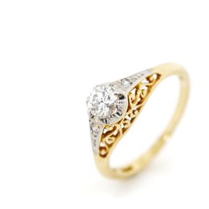 Art Deco diamond only rings - price guide and values
