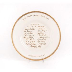 1963 Royal Worcester Plate, 'West Indies Cricket Team - 1963.&hellip;