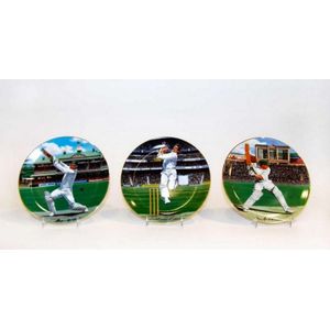 Australia's Cricketing Greats, series of 8 plates issued by The…