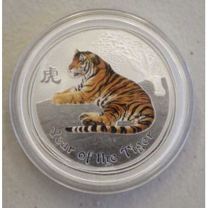 Australian 2010 2oz silver $2 coin commemorating year of the…