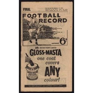 195960 Football Records with Finals Matches Sporting Soccer