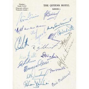 1957 West Indies to England, 'the Queens Hotel, Leeds'&hellip;