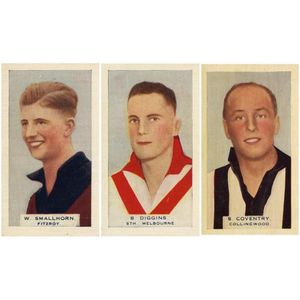 1933 Hoadleys 'Victorian Footballers' (numbered 1-50, text at…