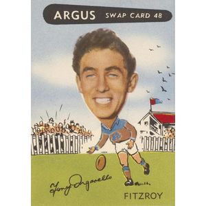 1954 Argus 'VFL Football Caricature Swap Card Series', part set…