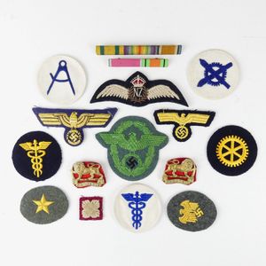 Assorted Military Insignia and Ribbons Lot - Medals, Badges, Insignia ...