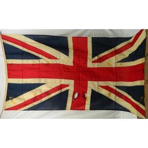 WWII Union Jack Flag with Original Chord & Casing - Ephemera ...