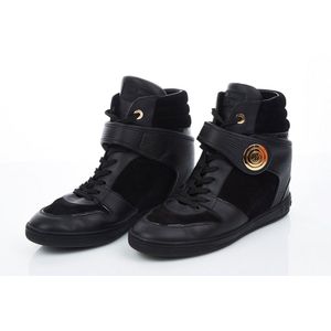 WMNS) LOUIS VUITTON LV Wonderland Flat Black Velvet Small Cowhide Gol -  KICKS CREW