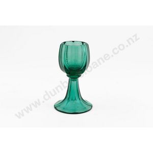 Possible Russian Imperial green glass rummer shaped wine glass…