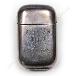 Vintage Tin Match Holder (BS) Vintage Tin Match Holder (BS)