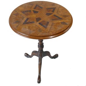 A good inlaid New Zealand woods card table attributed to…