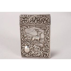 Early Edwardian sterling silver card case, hallmarked…