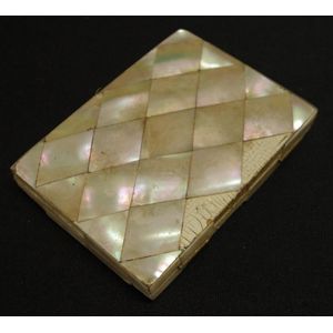 Victorian mother of pearl card case mother of pearl losses