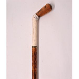 Malacca Cane and Bone Walking Stick - Walking Sticks - Costume ...