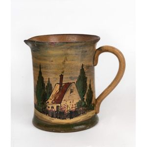 Reg Hawkins Hand-Painted Earthenware Jug - Preston Premier Pottery ...