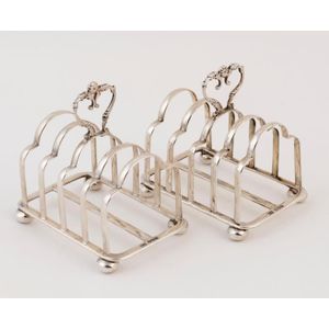 Sterling Silver Toast Rack Dated 1933 - Barker Brothers of England - Ruby  Lane