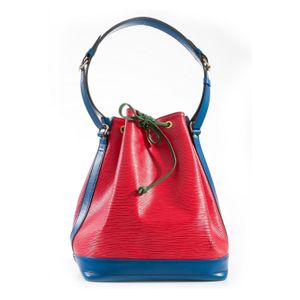Louis Vuitton Toledo Blue EPI Noe Blue Leather Drawstring Shoulder Bag MSPZXDU 144030002903