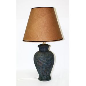 Peter Shearer, stoneware lamp base, logo sticker affixed to the…