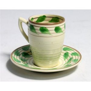 Clarice Cliff (England) cups & saucers/trios - price guide and values