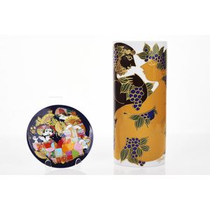 Bjorn Wiinblad (Danish), for Rosenthal vase hand painted…