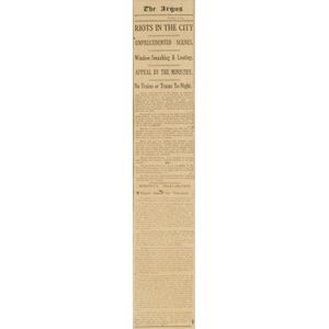 The Argus: Emergency single page edition 2am November 4th 1923…