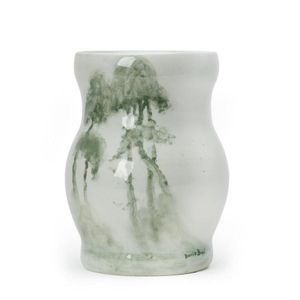 Cruffel, Australian porcelain vase landscape decorated by…
