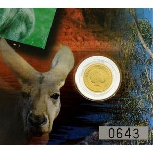 Pert Mint 0.999 fine gold proof coin; Australian kangaroo…