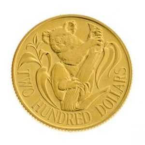 Royal Australian Mint $200 koala gold coin; Uncirculated. Wt.…