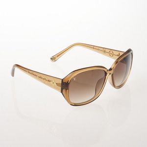 Louis Vuitton LV Obsession Round Sunglasses Black Glitter Plastic. Size E