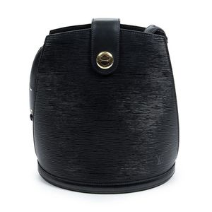 Cluny Mini Top Handle Bag Plain Epi Leather Designer Women