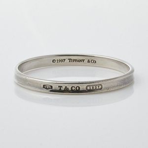 Tiffany & Co 1837 Bangle in Sterling Silver with Box - Bracelets ...