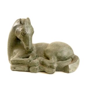 Kathleen Shillam, Horse, cast green marble terrazzo, 27 cm high,…