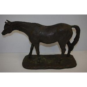 Bronzed horse figure by Mary Pinsent, (Australia), signed &…