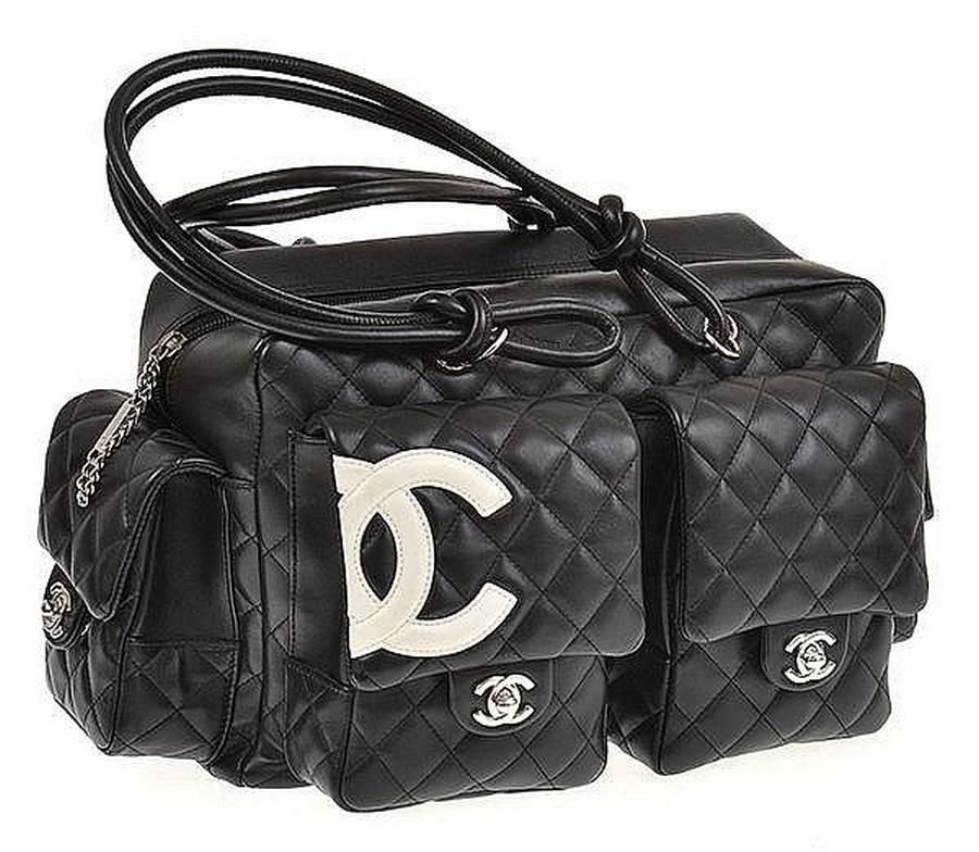 SOLD（已售出）Chanel Cambon Multipocket Reporter Bag(Black is