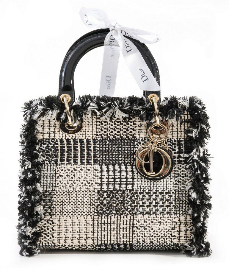 Dior discount tweed bag