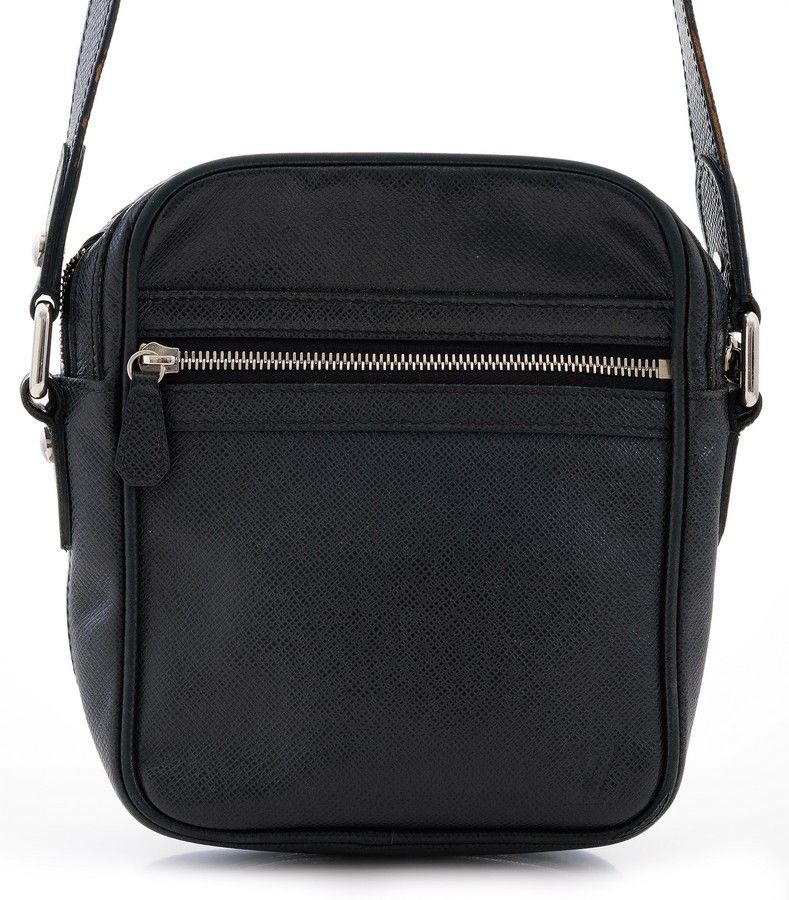 A Dimitri Messenger bag by Louis Vuitton, styled in black Taiga… - Luggage & Travelling ...