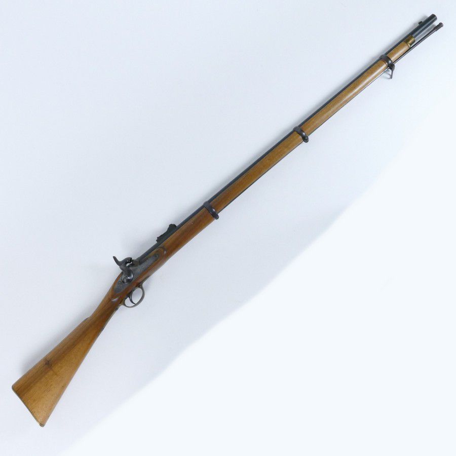 An 1862 Tower threeband musket, restocked in walnut, with… Firearms