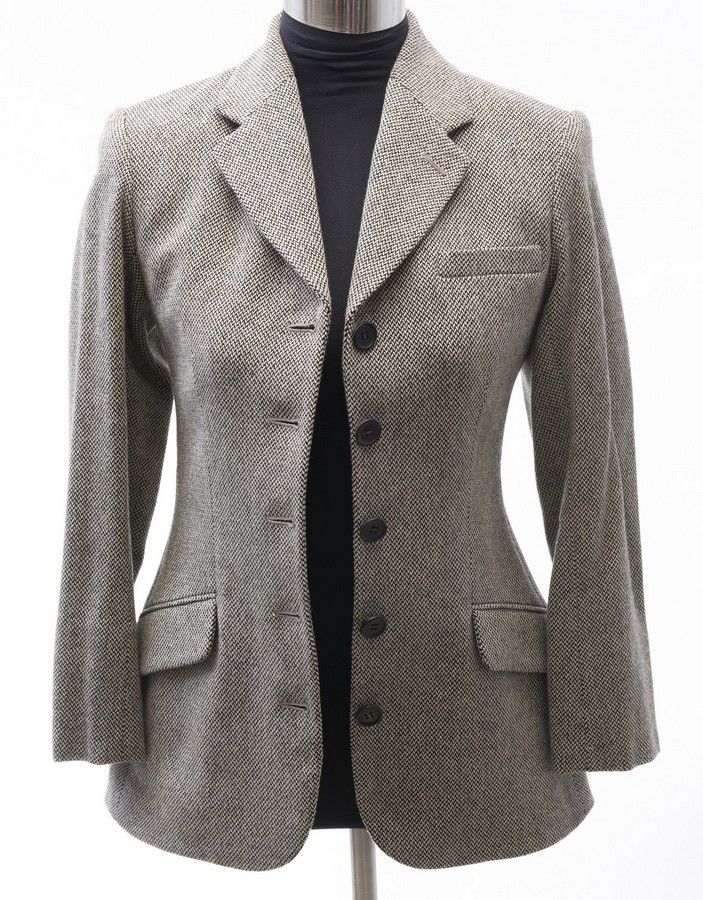 Hermes Tweed Wool/Cashmere Blend Jacket, FR38 - Clothing - Women's ...