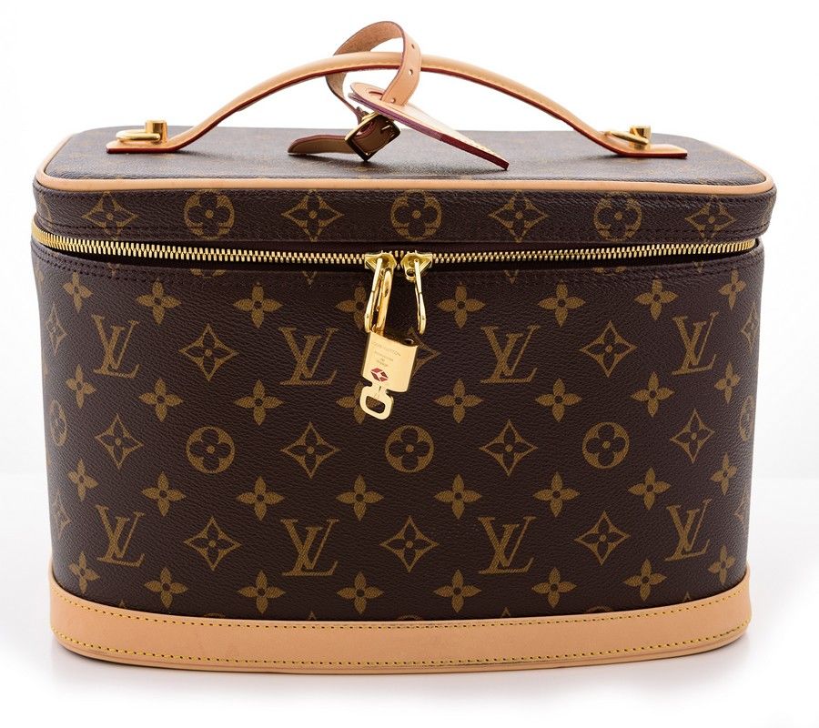 Louis Vuitton Monogram Beauty Case with Beige Leather Trim - Luggage &  Travelling Accessories - Costume & Dressing Accessories