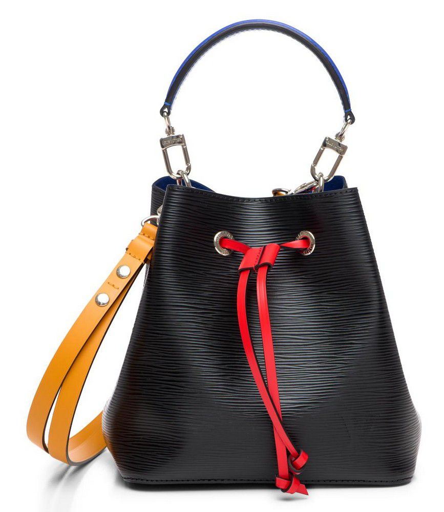 Black Epi Noe Bag with Colorful Accents - Handbags & Purses - Costume ...