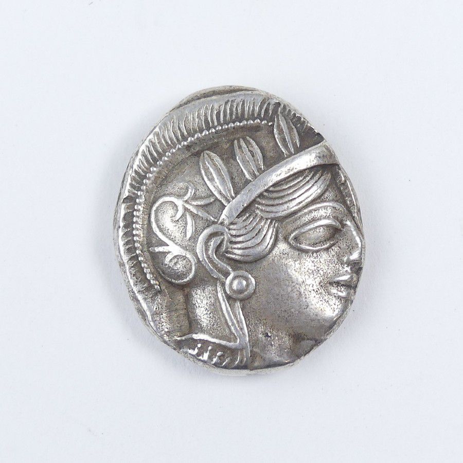 Ancient Athenian Owl Tetradrachm Silver Coin - Coins - Numismatics