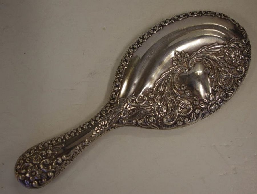 1903 Sheffield Hallmarked Sterling Silver Hand Mirror - Dressing ...