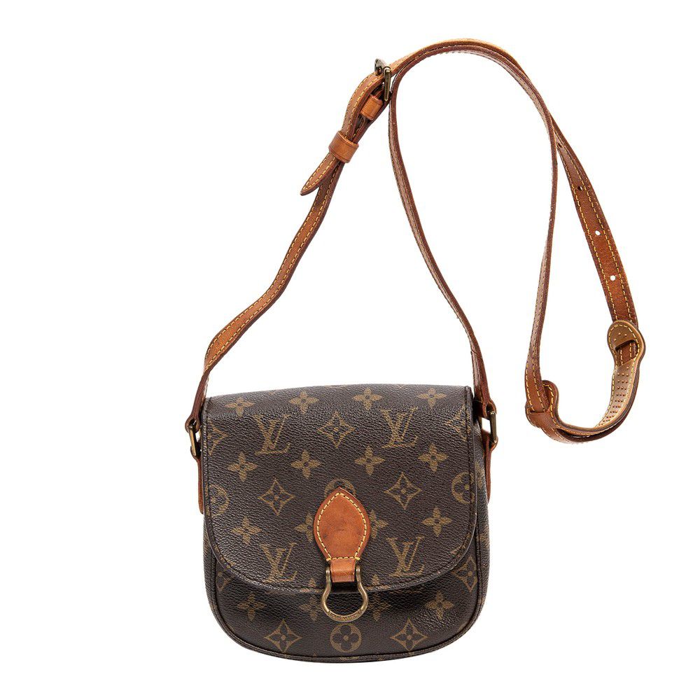 A Louis Vuitton Saint cloud PM bag. Brown monogram coated… - Luggage ...