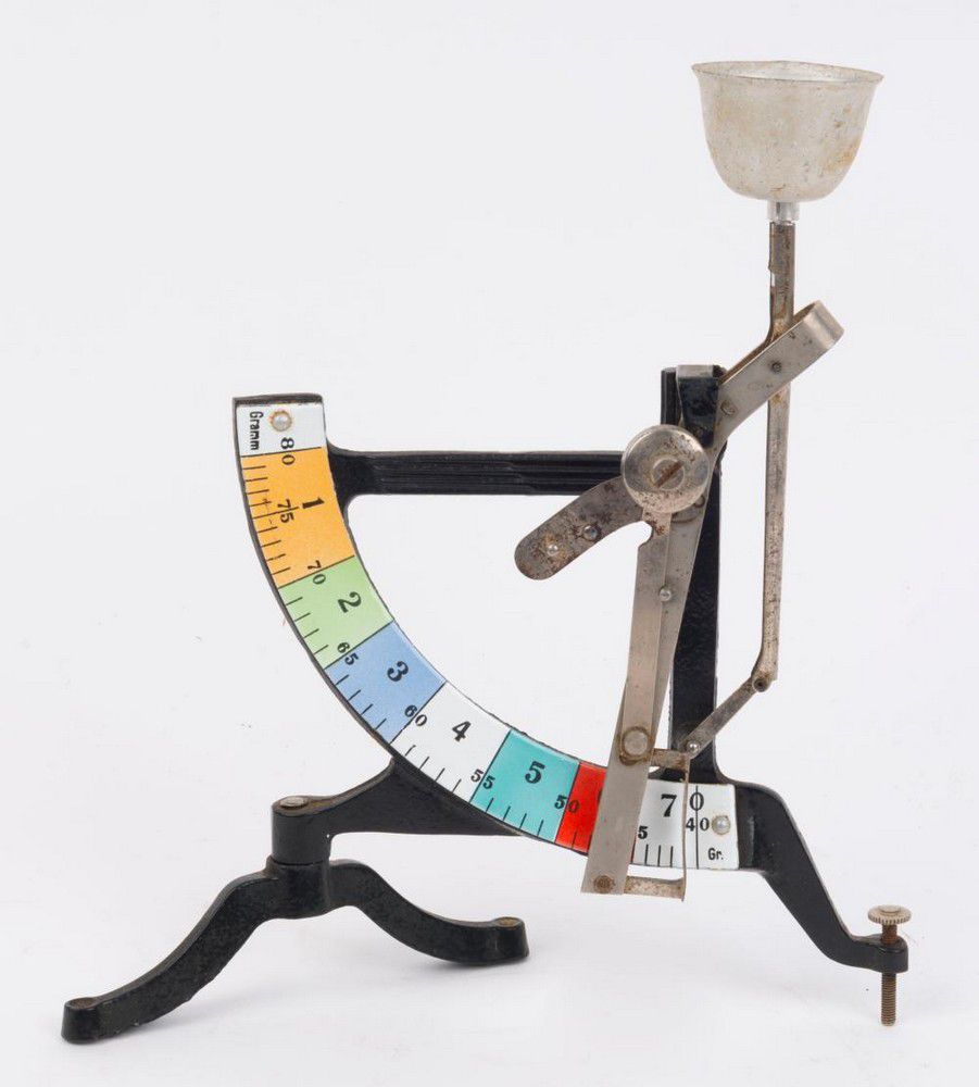 Rare 19th Century Egg Scale with Enamel Dial Scales Household Objects