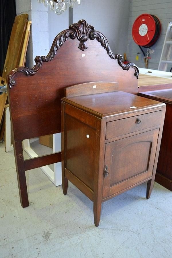 Maple Bedside Cabinet and Cedar Bed Head - Bedside Cabinets - Furniture