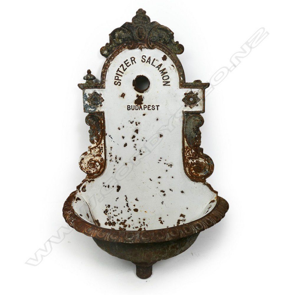 Enamel Wall Mounted Drinking Fountain from Budapest - Structural ...