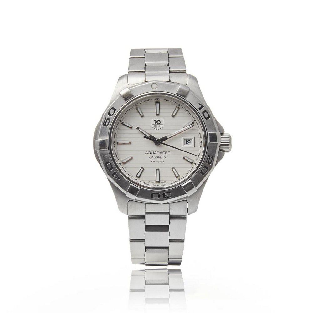 Tag Heuer Aquaracer Calibre 5 Stainless Steel Watch - Watches - Wrist ...