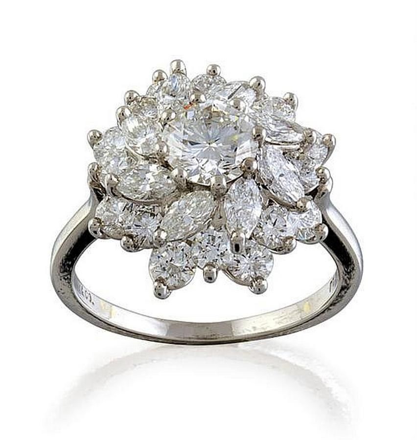 Tiffany & Co. Diamond Cluster Ring - Rings - Jewellery