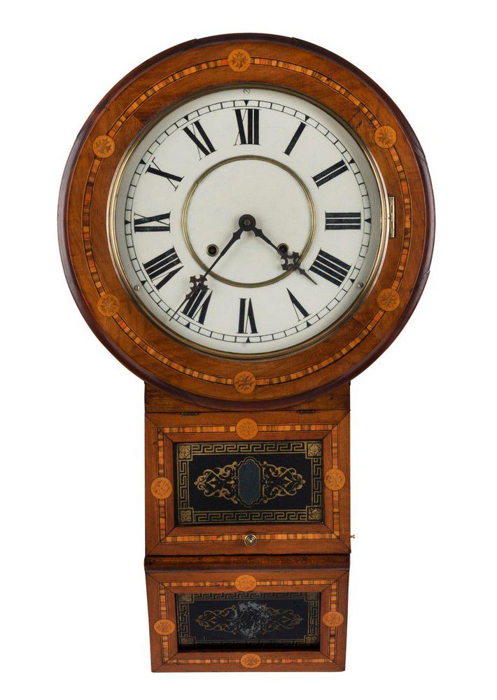 19th Century Walnut Wall Clock Clocks Wall Horology Clocks And Watches