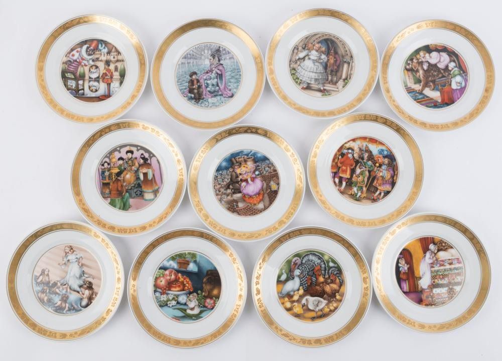 Limited Edition Royal Copenhagen Plates, Hans Christian Andersen Series ...